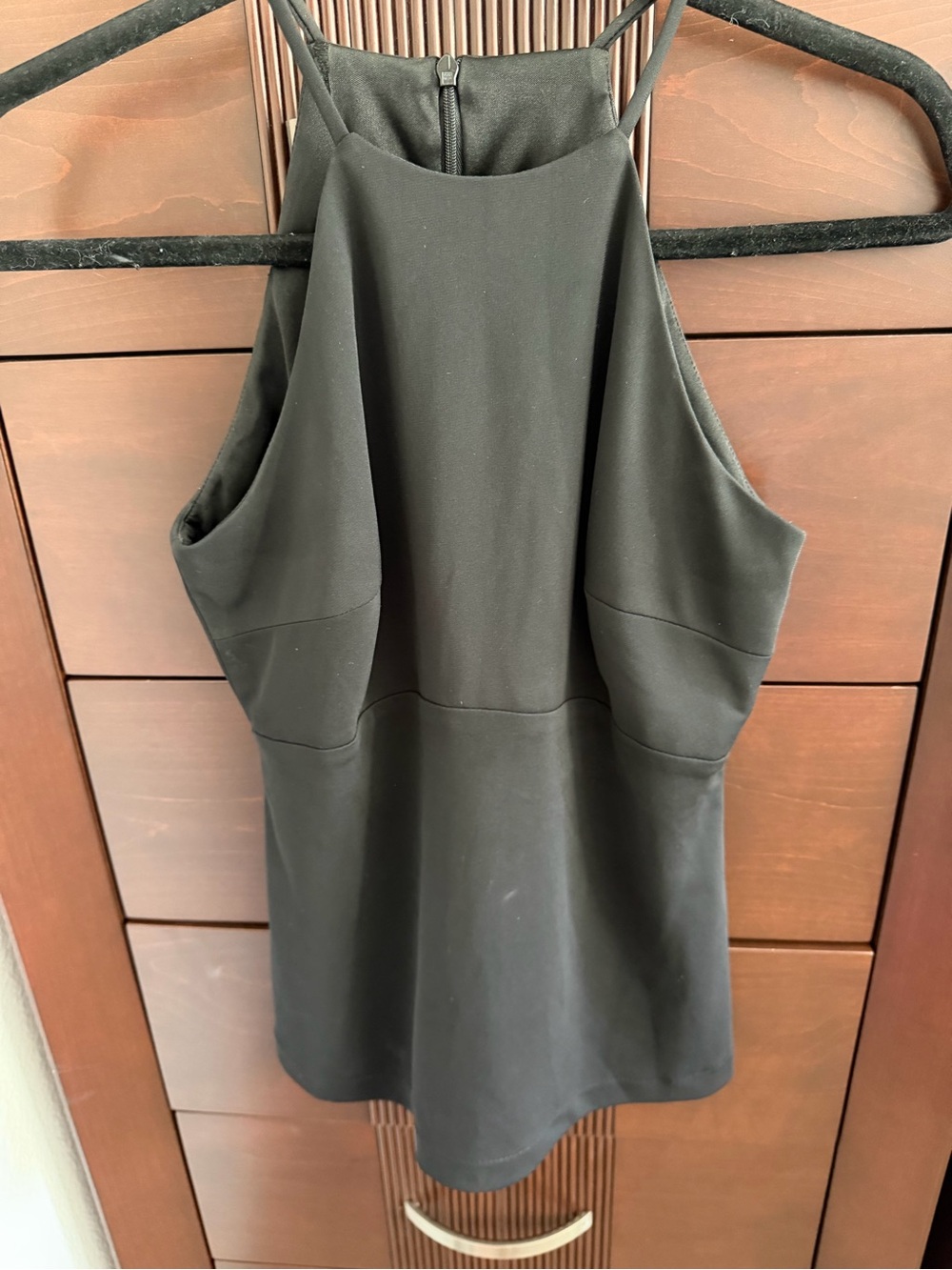 Laundry By Shelli Segal Black Halter Mini Dress